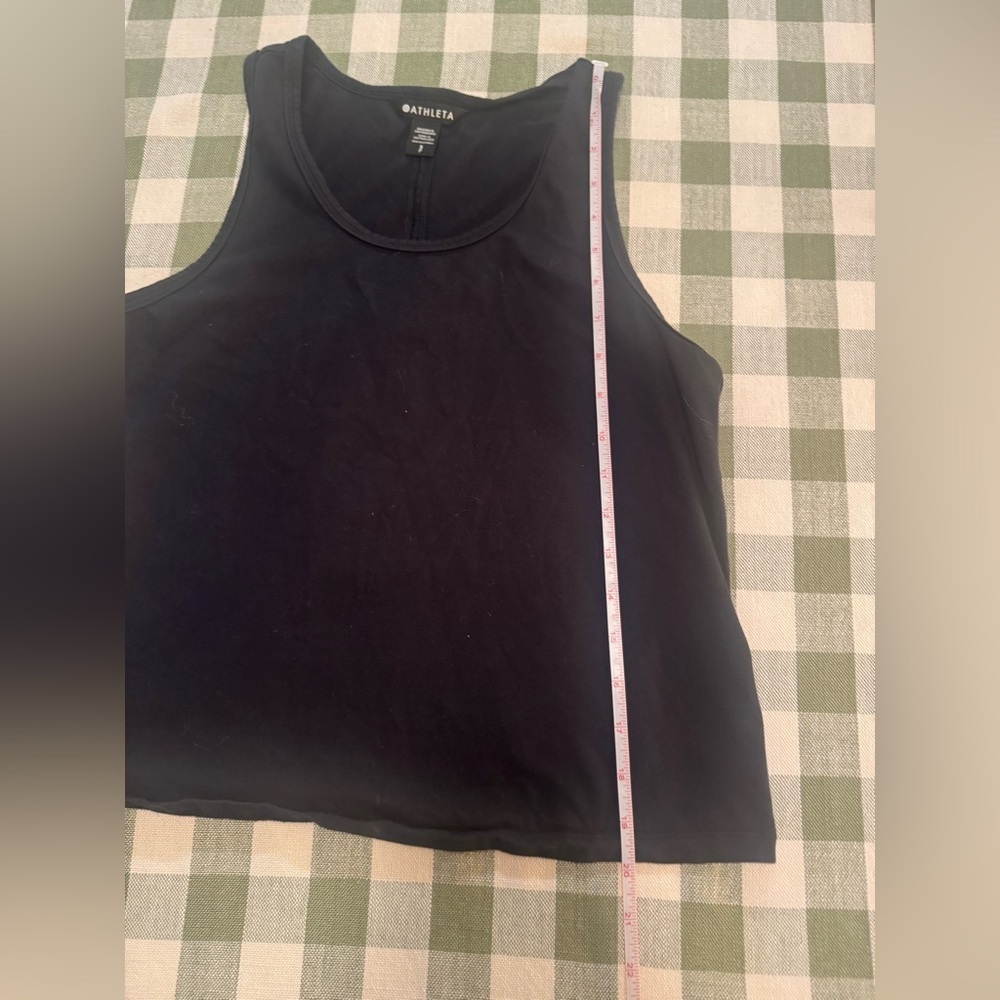 Athleta Black Scoop Neck Tank Top - Picture 4 of 7